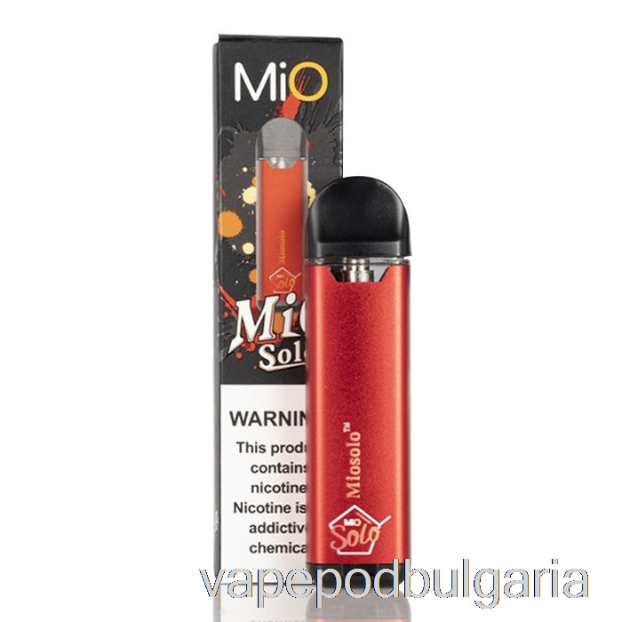 Vape Течности Mio Solo презареждаемо устройство червено